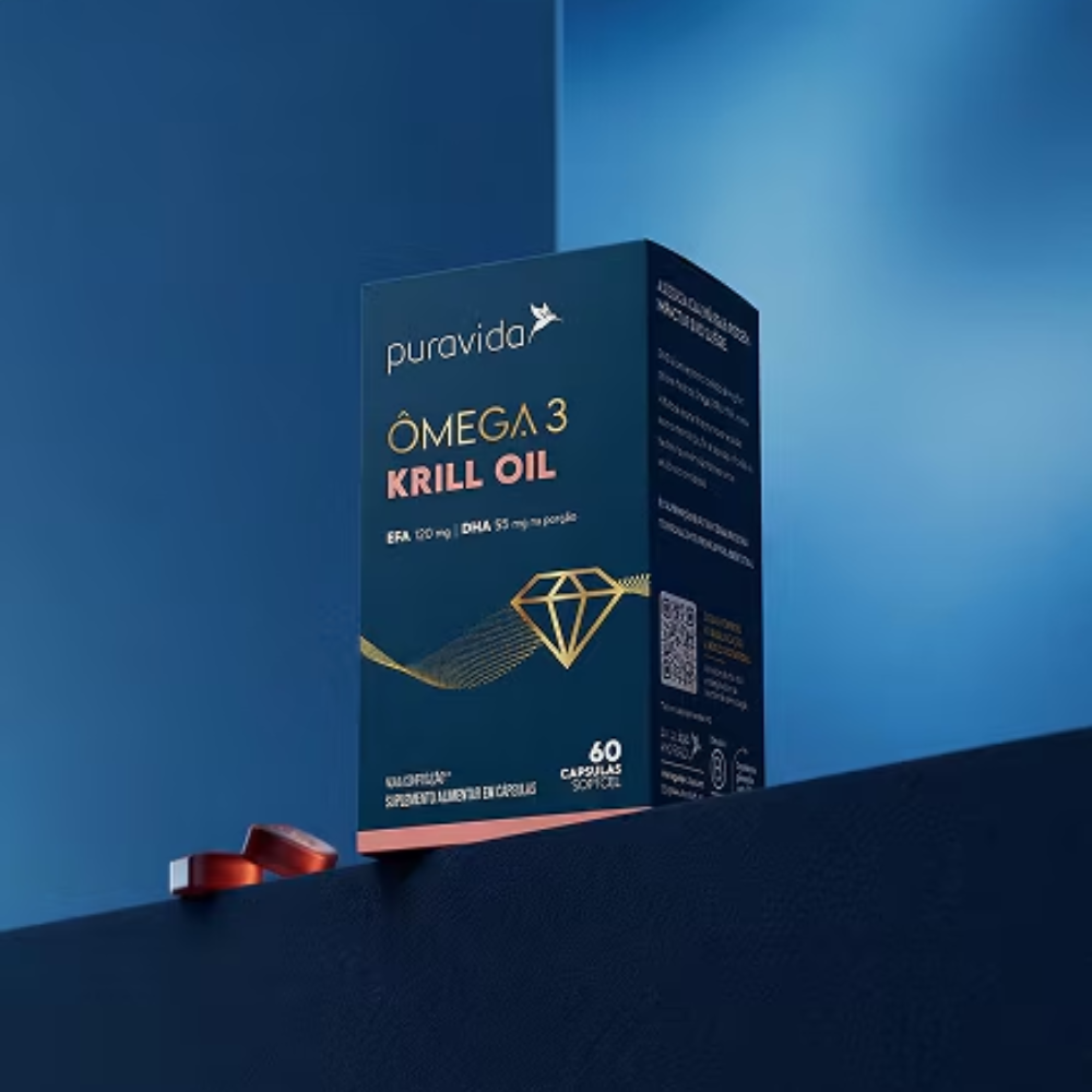 Krill Oil 60 Cápsulas 500 mg Puravida Puravida