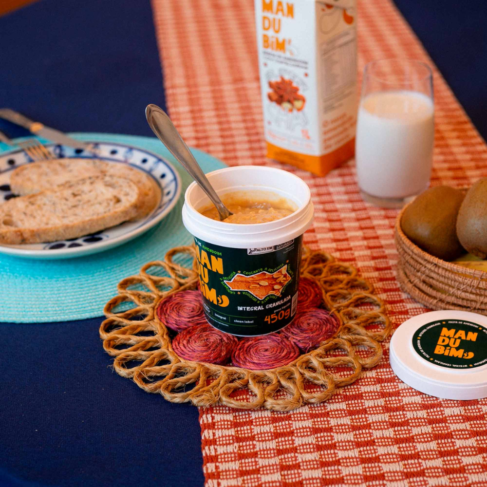 Pasta de Amendoim Granulado 1,02kg Mandubim Mandubim