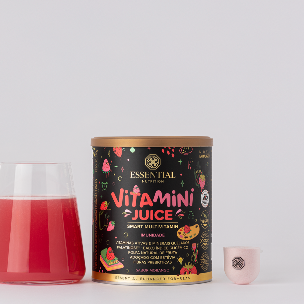 Vitamini Juice Morango 276g Essential Essential