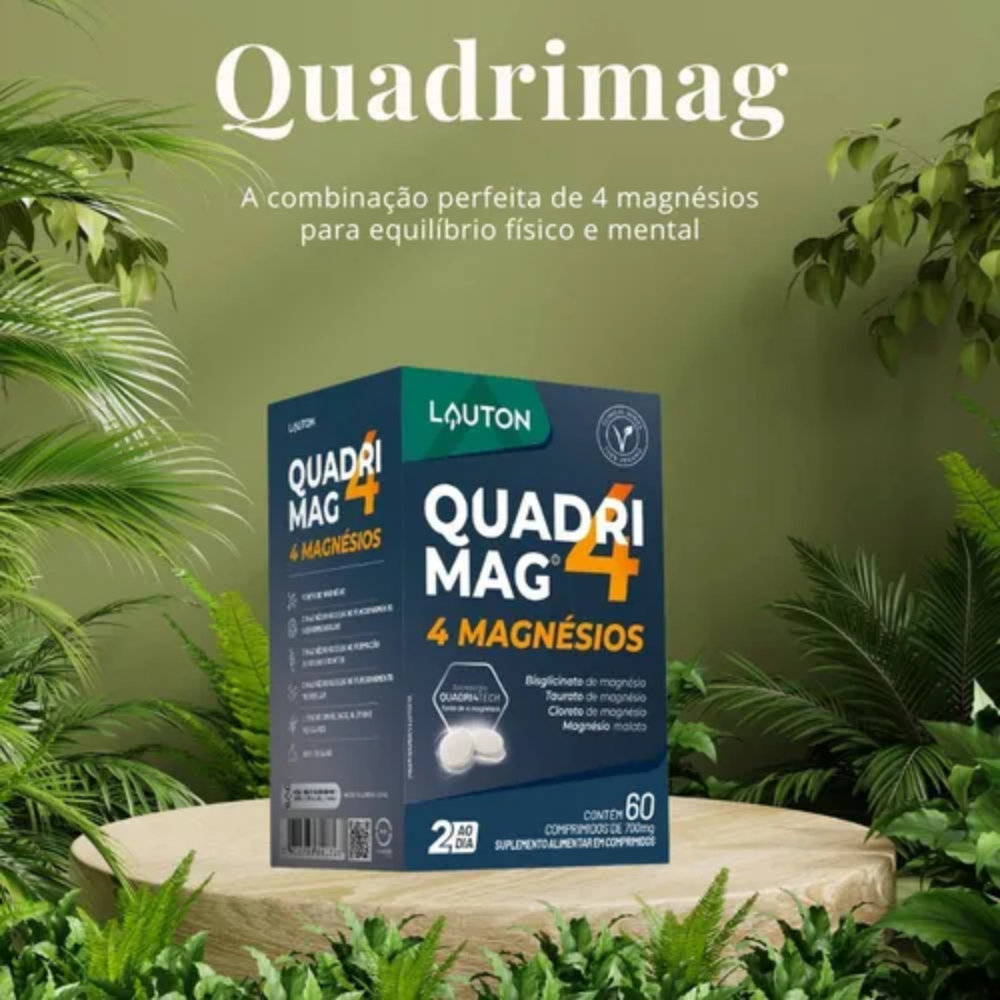 Quadrimag 700mg 60 Capsulas Lauton Lauton