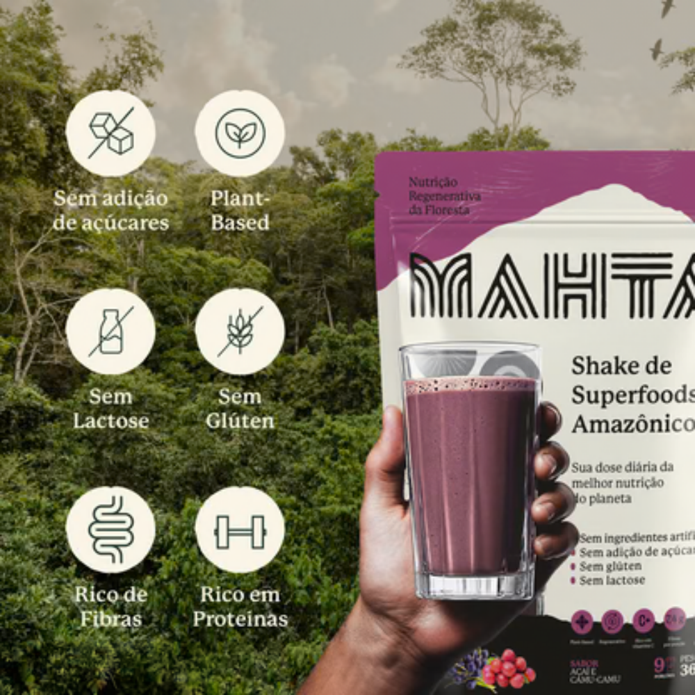 Shake de Superfoods Açaí e Camu-Camu 40g Mahta Mahta