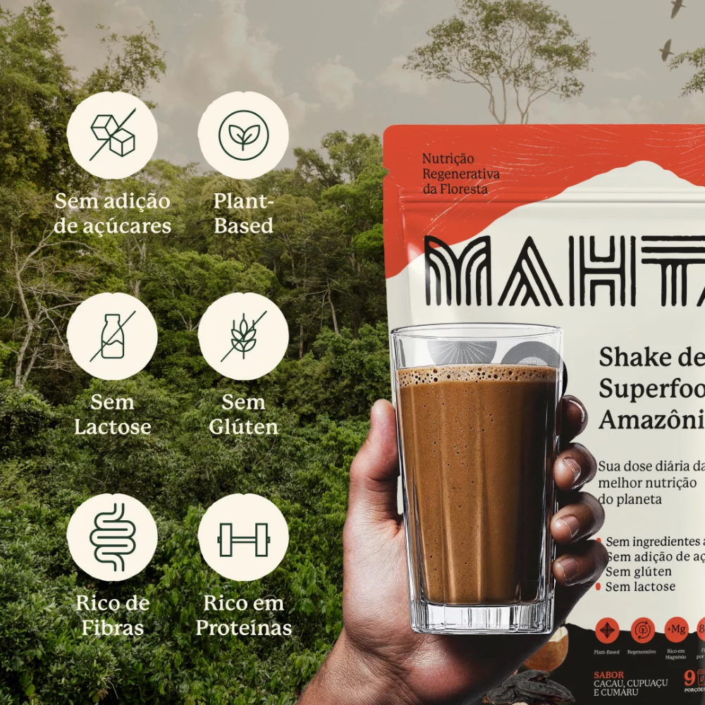 Shake de Superfoods Cacau 40g Mahta Mahta