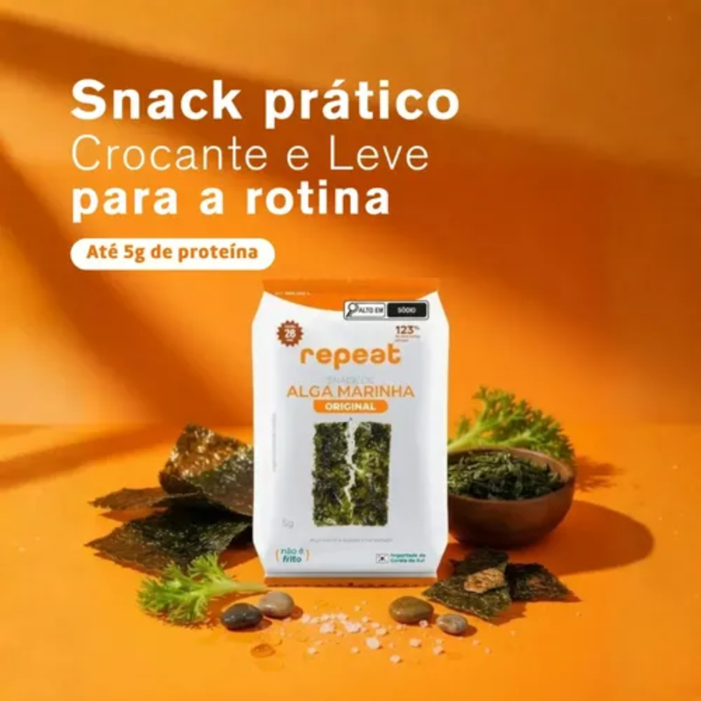 Snack de Alga Marinha 5g Repeat Repeat