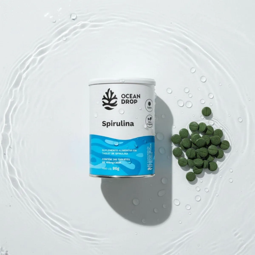 Spirulina 400mg 240 Tablets Ocean Drop Ocean Drop