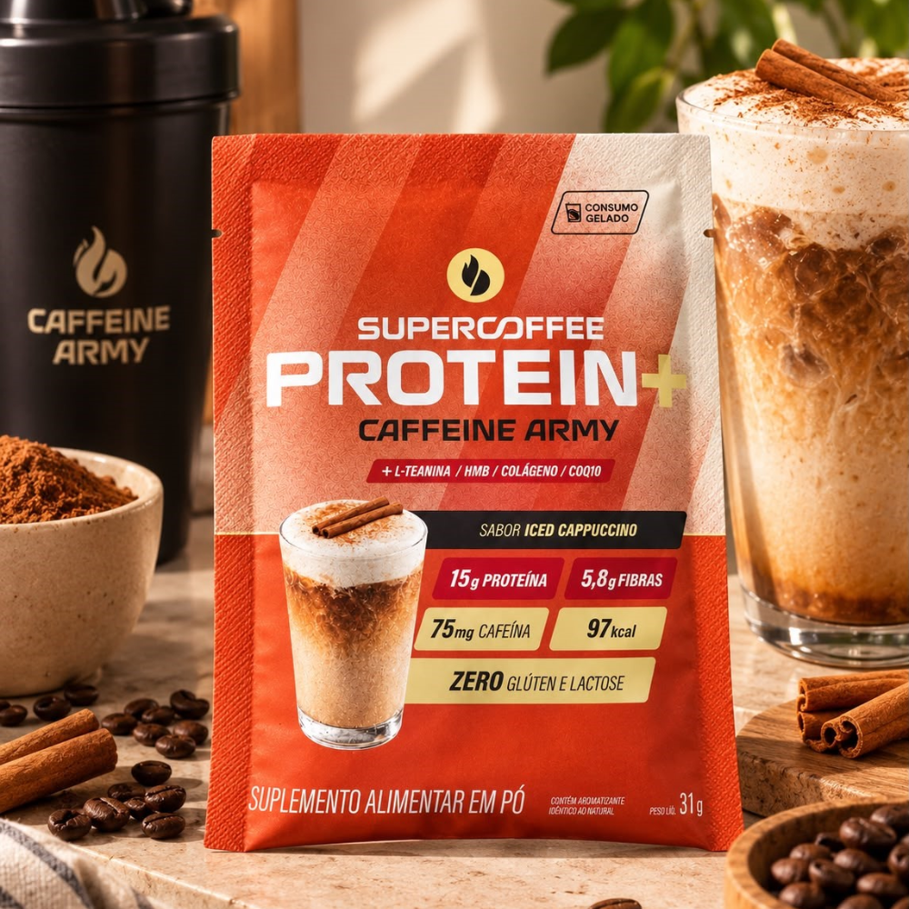 SuperCoffee Protein+ Iced Cappuccino Sache Supercoffee