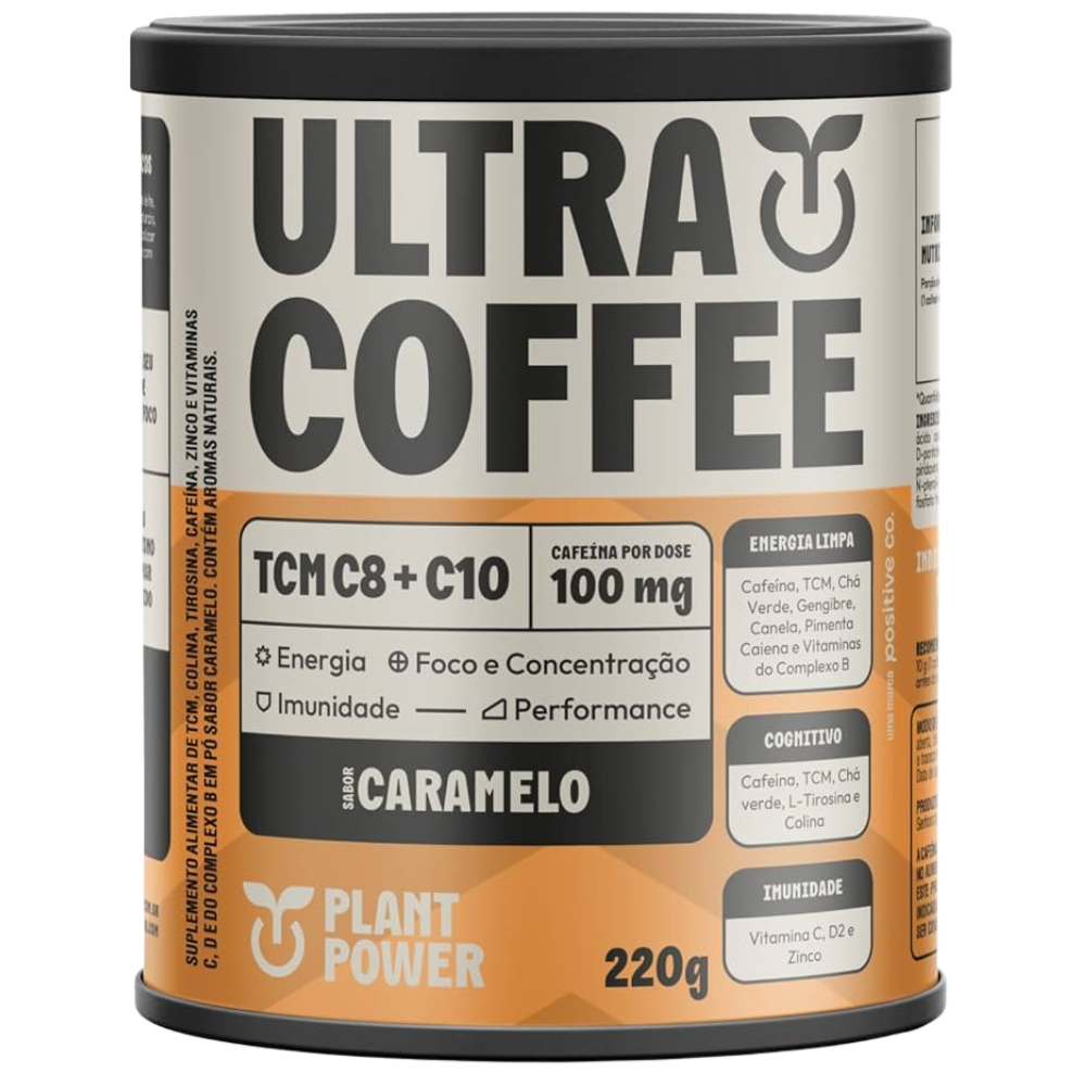 Ultracoffee Caramelo 220g Plant Power A tal da Castanha