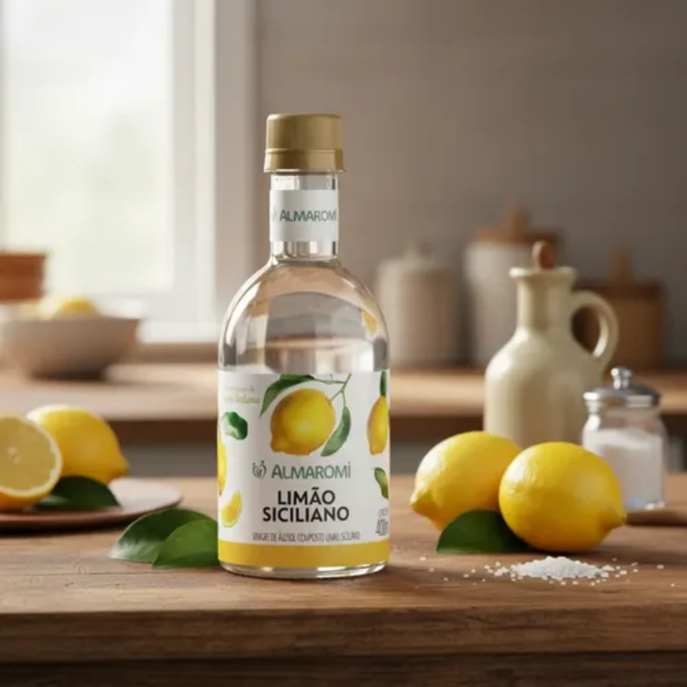 Vinagre Almaromi Limão Siciliano 400ml Almaromi