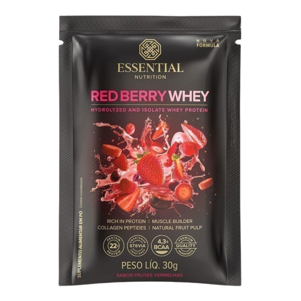 Red Berry Whey Sachê 34g Essential