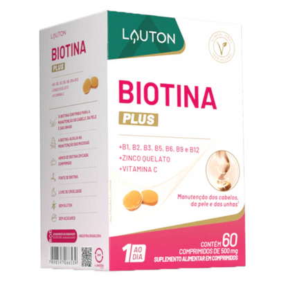 Biotina Plus 45mcg 60 Cápsulas Lauton