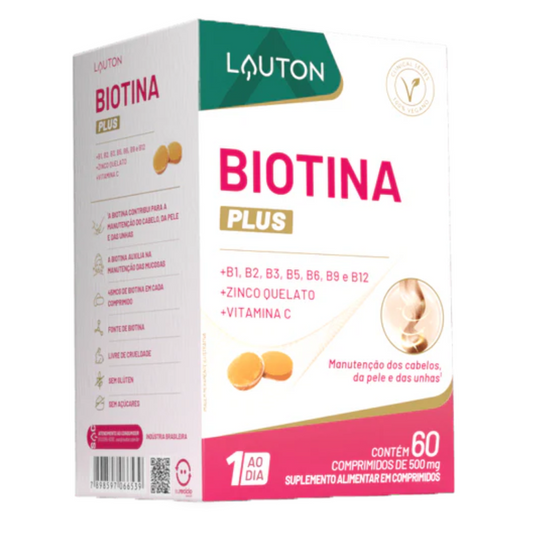 Biotina Plus 45mcg 60 Cápsulas Lauton