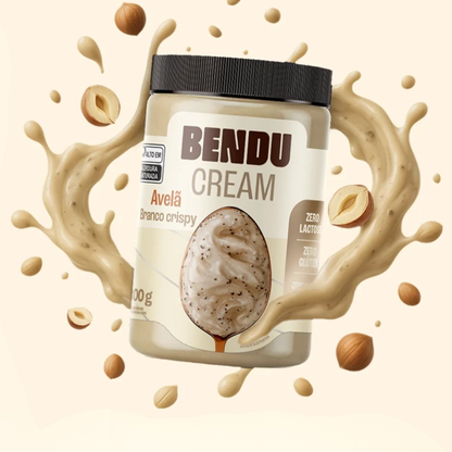 Creme de Avela Branco Crispy 300g Bendu