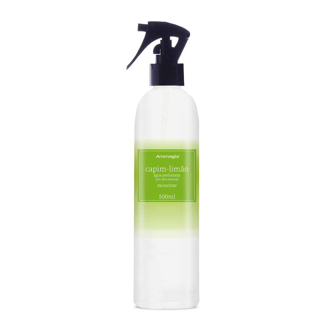 Água Perfumada Capim Limão 500ml Aromagia