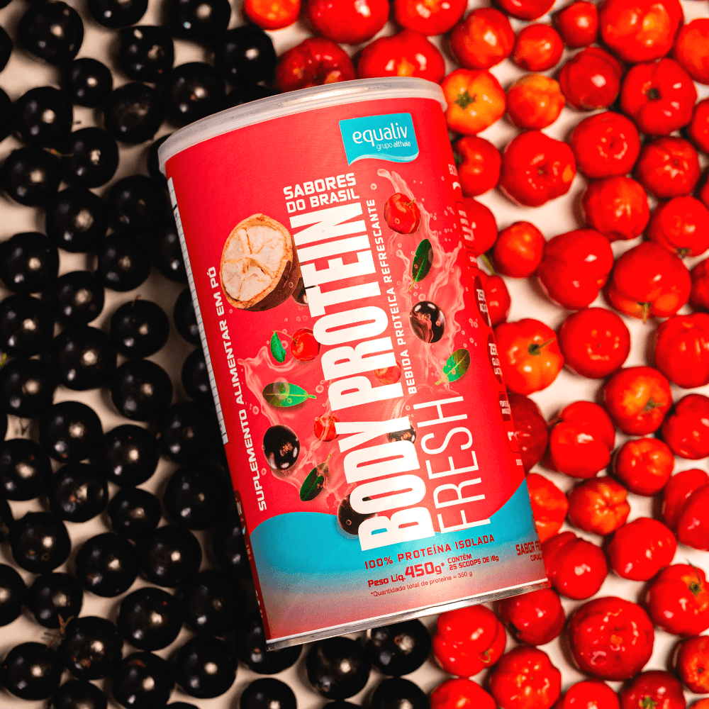 Body Protein Fresh Frutas 450g Equaliv