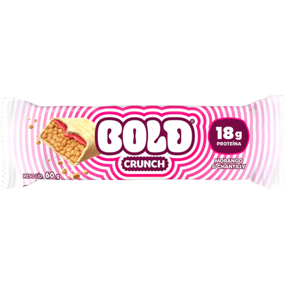 Bold Crunch Morango e Chantilly 60g
