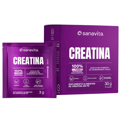 Creatina em Sachê 30g Sanavita