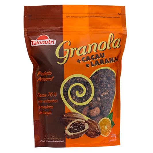Granola Cacau Laranja 280g Takinutri