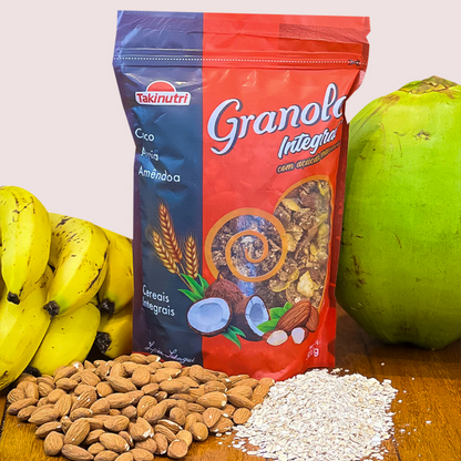 Granola Integral Acucar Mascavo 500g Takinutri