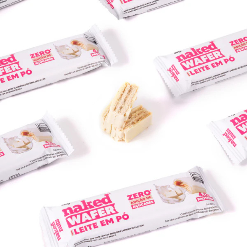 Naked Wafer Chocolate Branco 26g