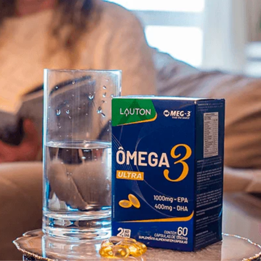Ômega 3 Ultra 1000mg EPA 60 Cápsulas Lauton