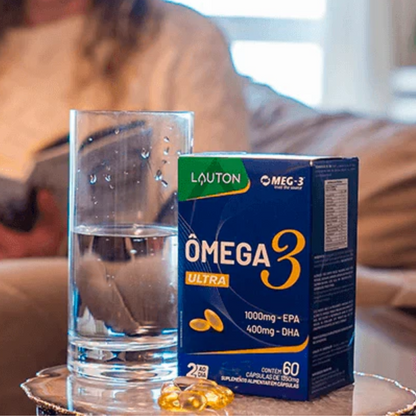 Ômega 3 Ultra 1000mg EPA 60 Cápsulas Lauton