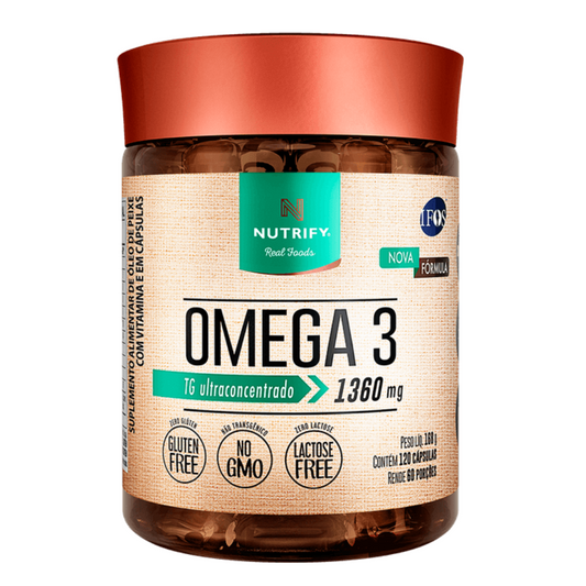 Ômega 3 Ultra 1360mg 120 Cápsulas Nutrify