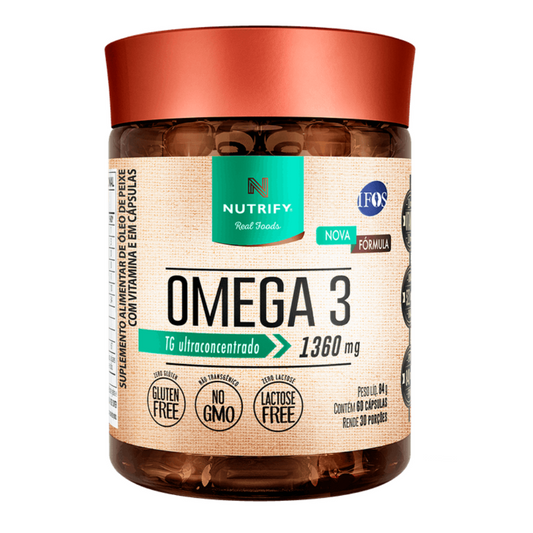 Ômega 3 Ultra 1360mg 60 Cápsulas Nutrify