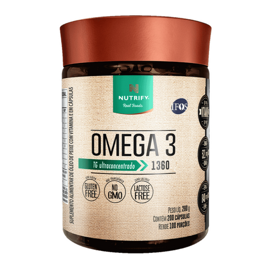 Ômega 3 Ultra 1360mg 200 Cápsulas Nutrify