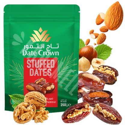 Tâmaras com Chocolate e Amêndoas 250g Date Crown Emporio Aurea