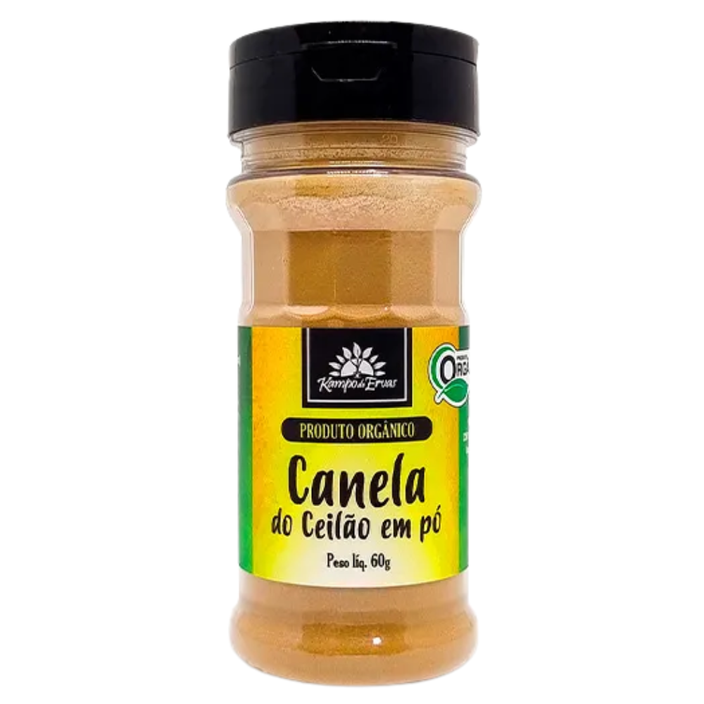 Canela do Ceilão pó orgânica 60g Kampo de Ervas Kampo de Ervas
