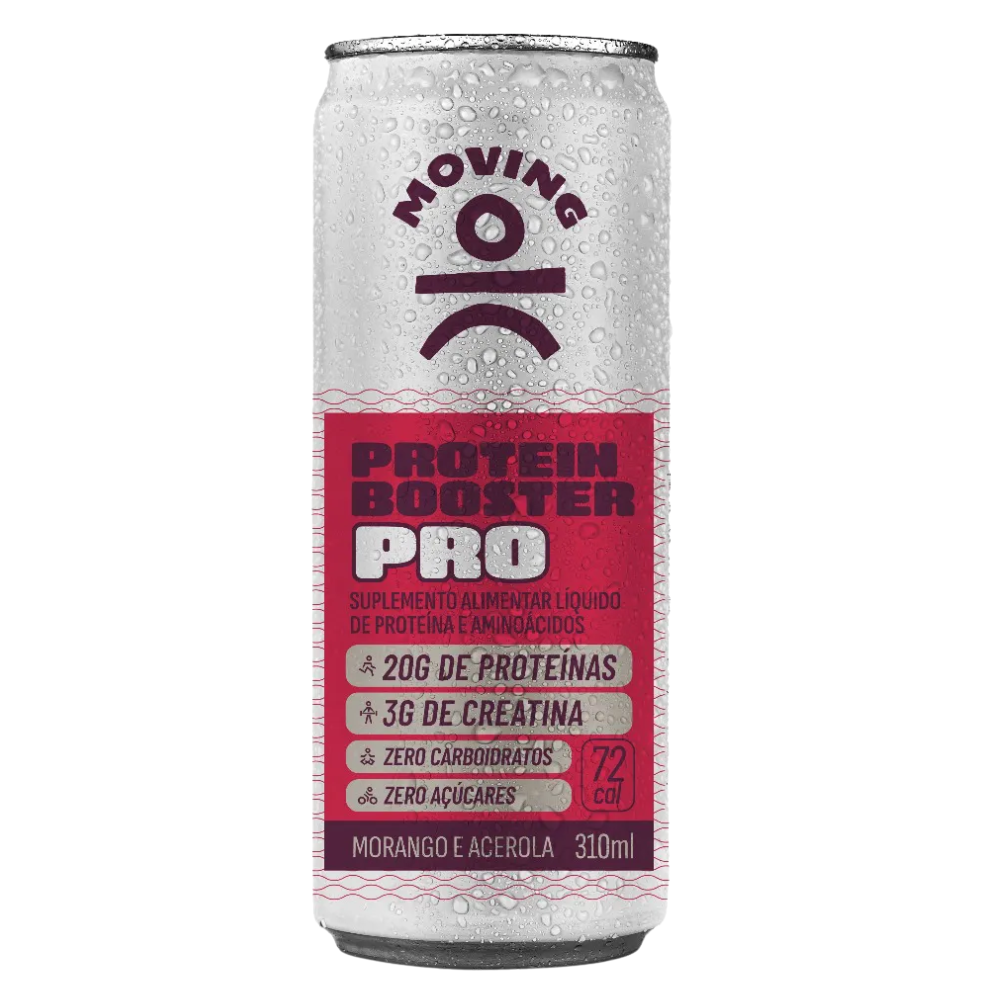 Protein Booster 310ml Morango e Acerola