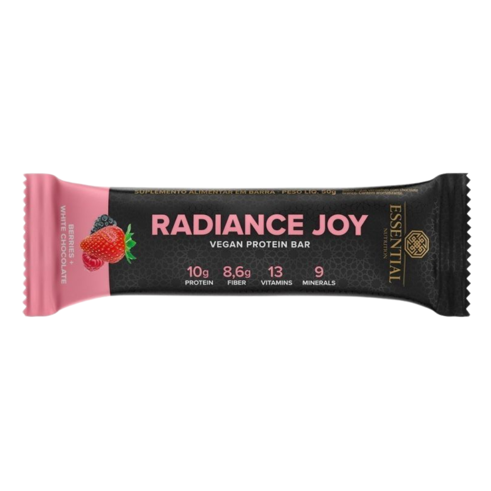 Radiance Joy Bar Berries com Chocolate Branco 50g Essential