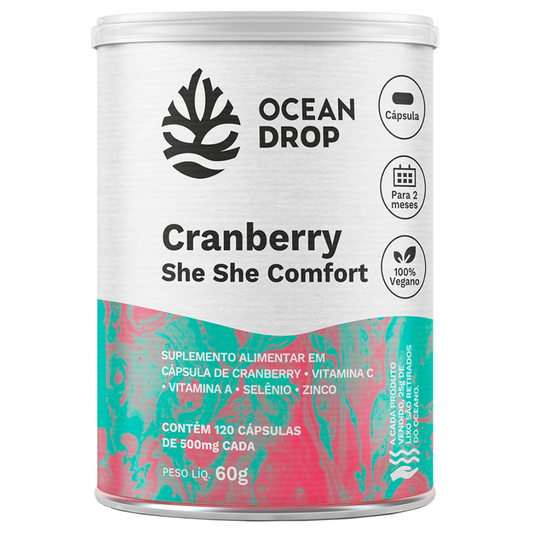 She She Comfort Cranberry 120 Cápsulas Ocean Drop