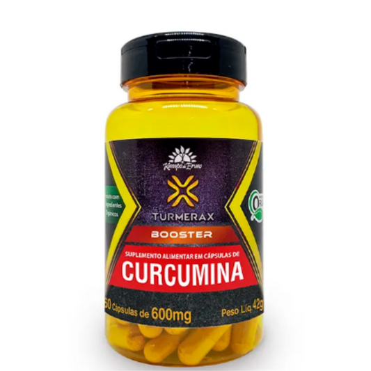 Turmerax Curcumina + Pimenta Preta 600mg Kampo de Ervas