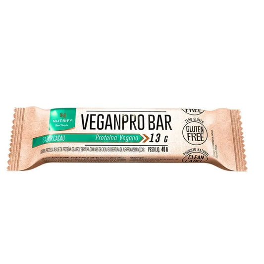 VeganPro Bar 40g Sabor Cacau Nutrify