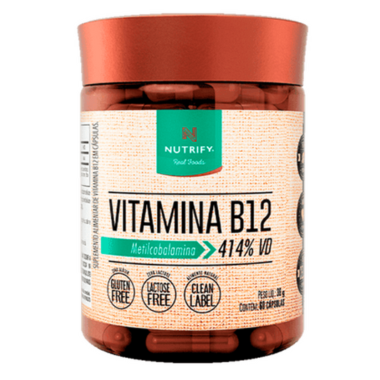 Vitamina B12 60 Cápsulas Nutrify