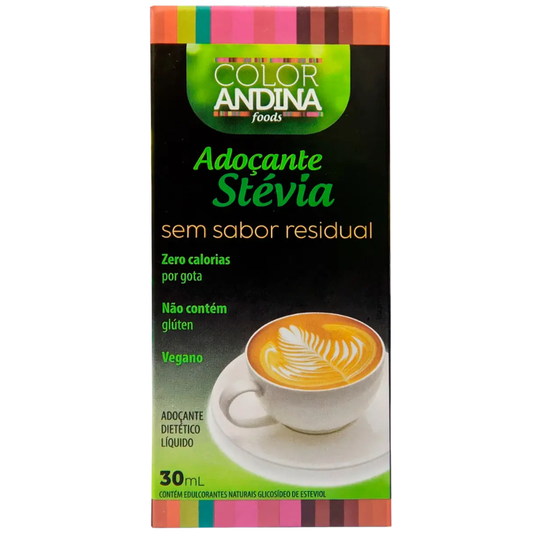 Adocante Stevia 30ml Color Andina