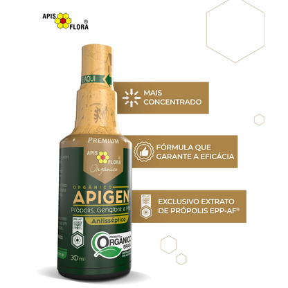Apigen Orgânico Própolis, Gengibre e Mel 30ml Apis Flora Apis Flora
