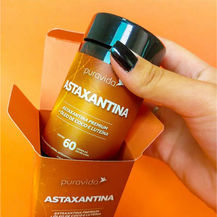 Astaxantina 60 Cápsulas 250 mg Puravida Puravida