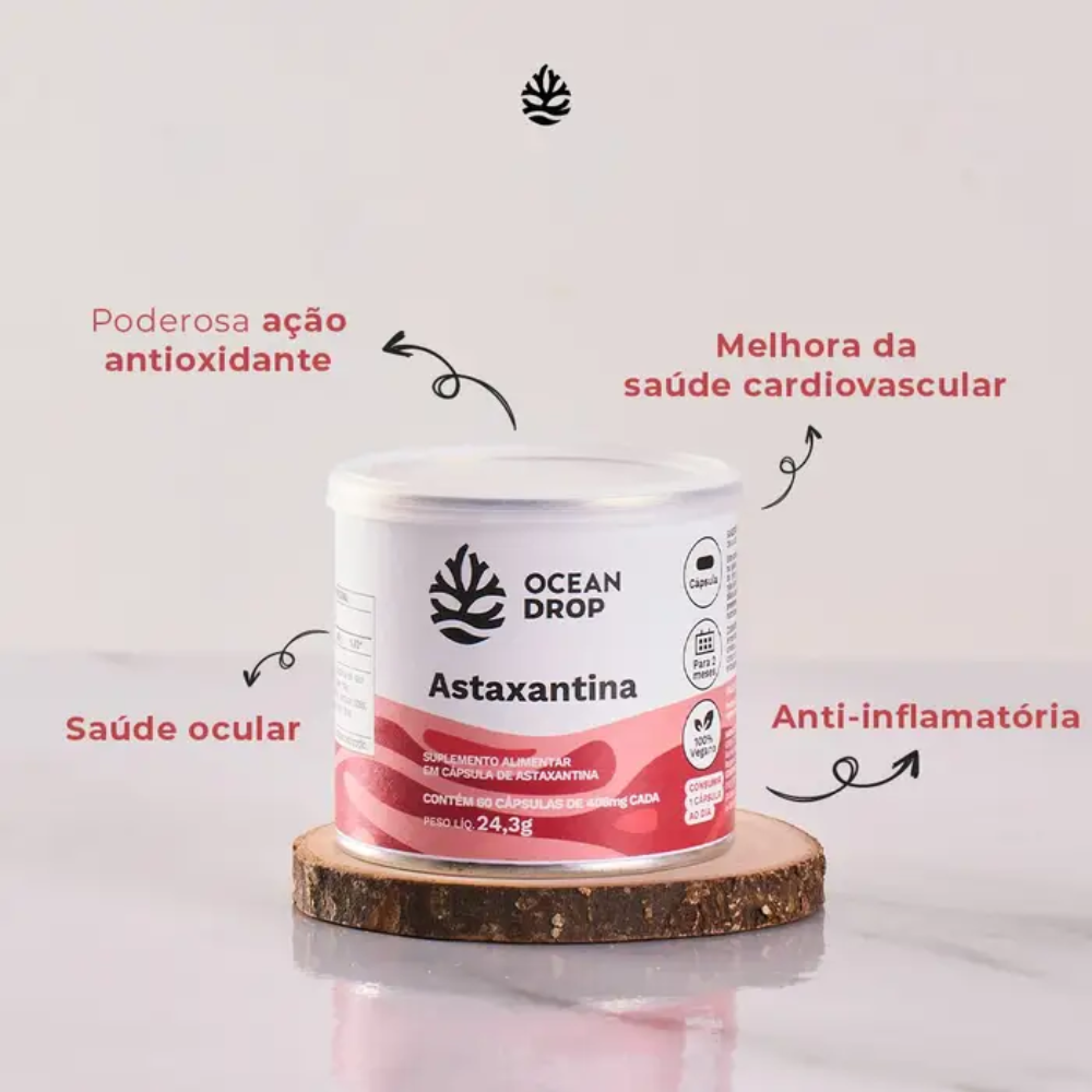 Astaxantina 60 Cápsulas Ocean Drop Ocean Drop