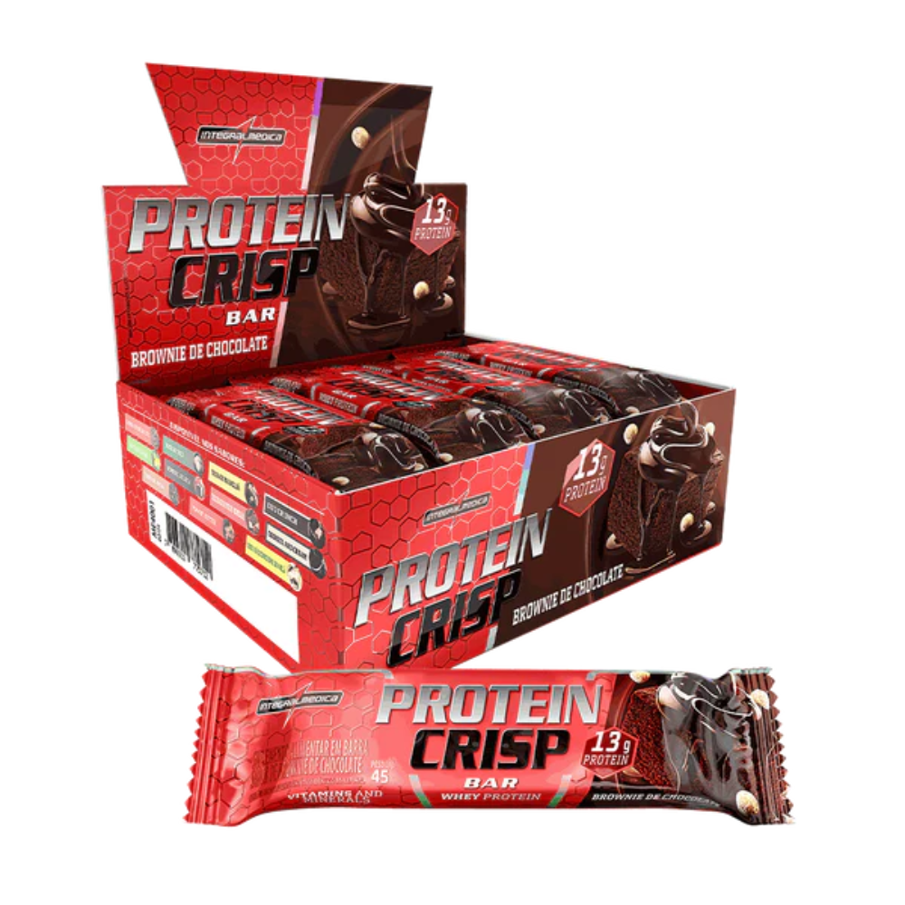Barrinha Crisp Bar Brownie de Chocolate Integralmedica Integral Medica