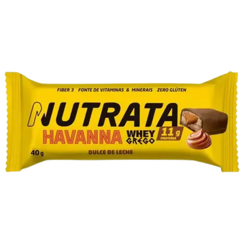 Whey Grego Bar 40g Doulce de Leche Havanna Banana Brasil