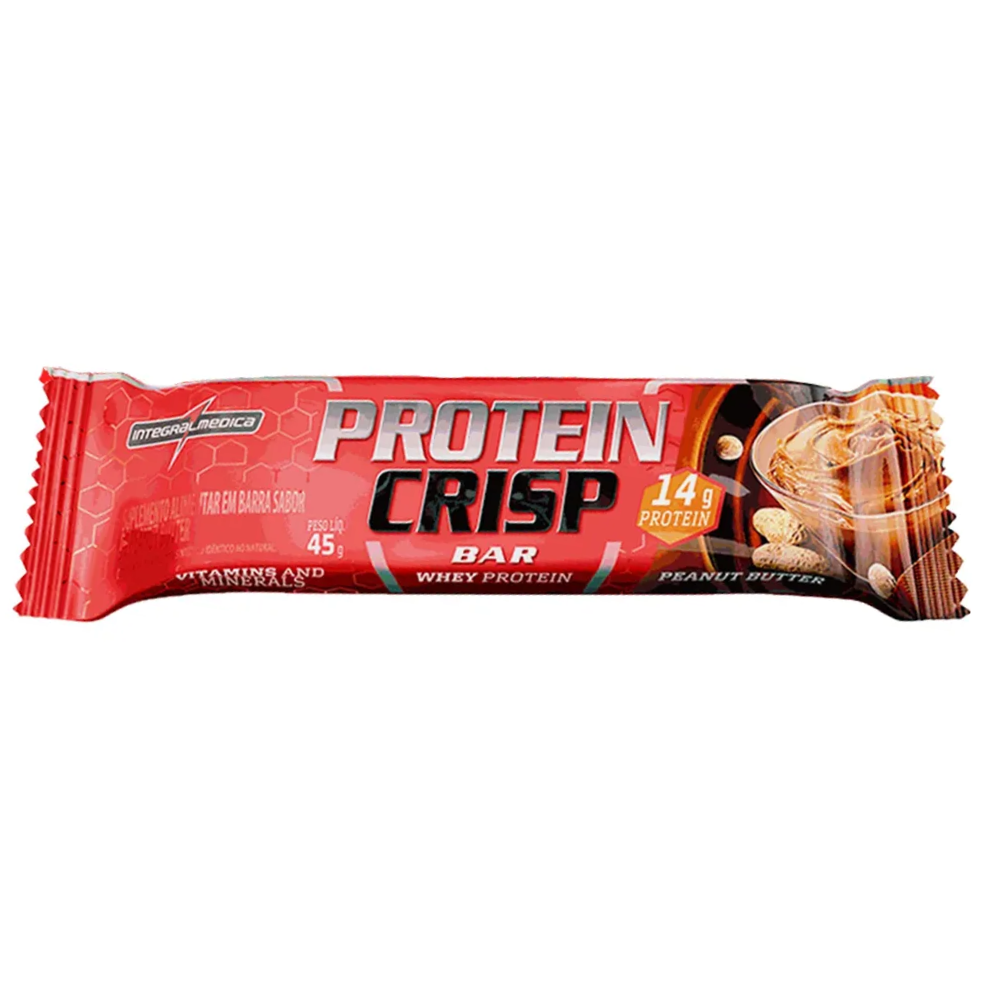 Protein Crisp Bar Peanut Butter 45g Integralmédica Integral Medica