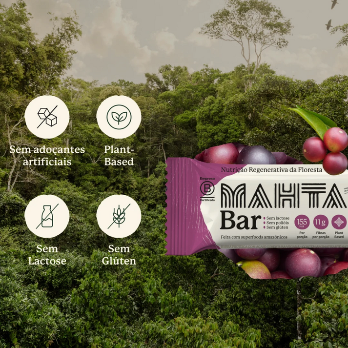 Barra de Proteína Açaí e Camu Camu Mahta 40g Mahta