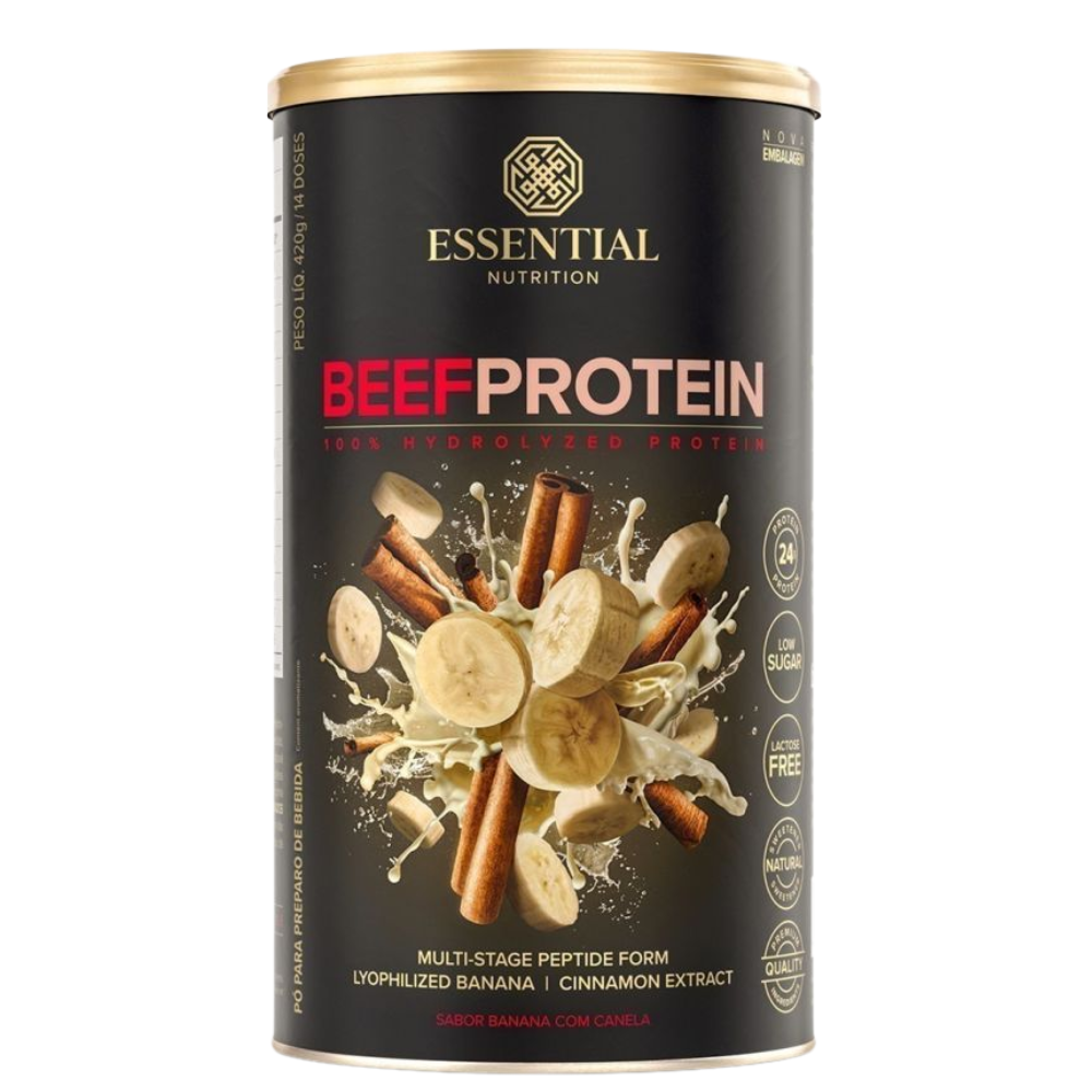 Beef Protein Banana com Canela 420g Essential Essential