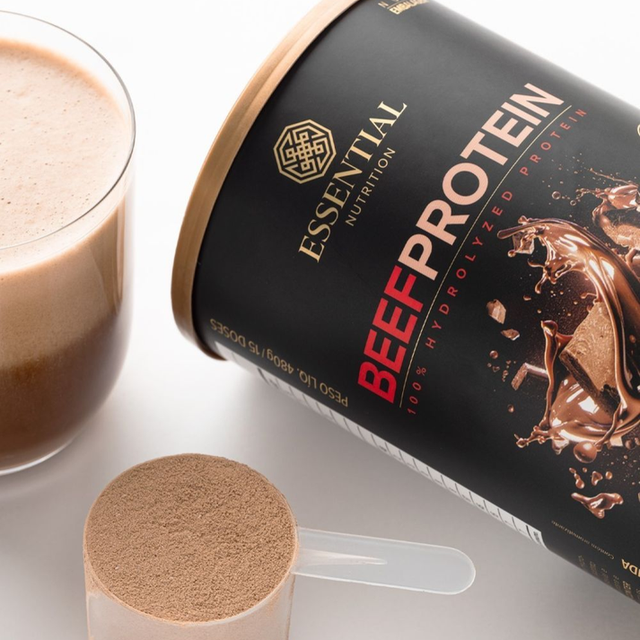 Beef Protein Cacau 480g Essential Essential