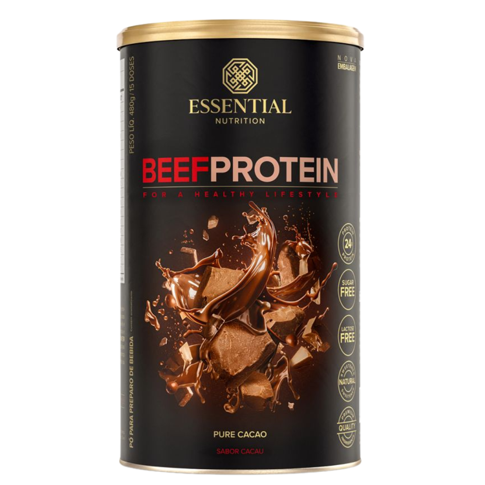 Beef Protein Cacau 480g Essential Essential