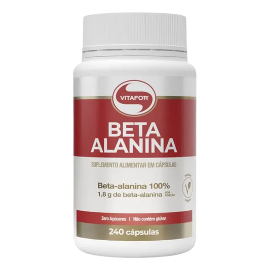Beta Alanina 500 mg 240 Cápsulas Vitafor
