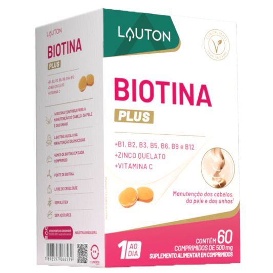 Biotina Plus 45mcg 60 Cápsulas Lauton Lauton