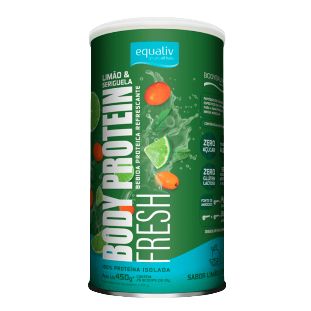 Body Protein Fresh Limão e Seriguela 450g da Equaliv Equaliv