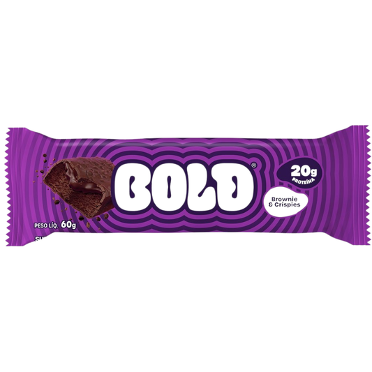 Barra Bold Bar Brownie e Crispes 60g Bold